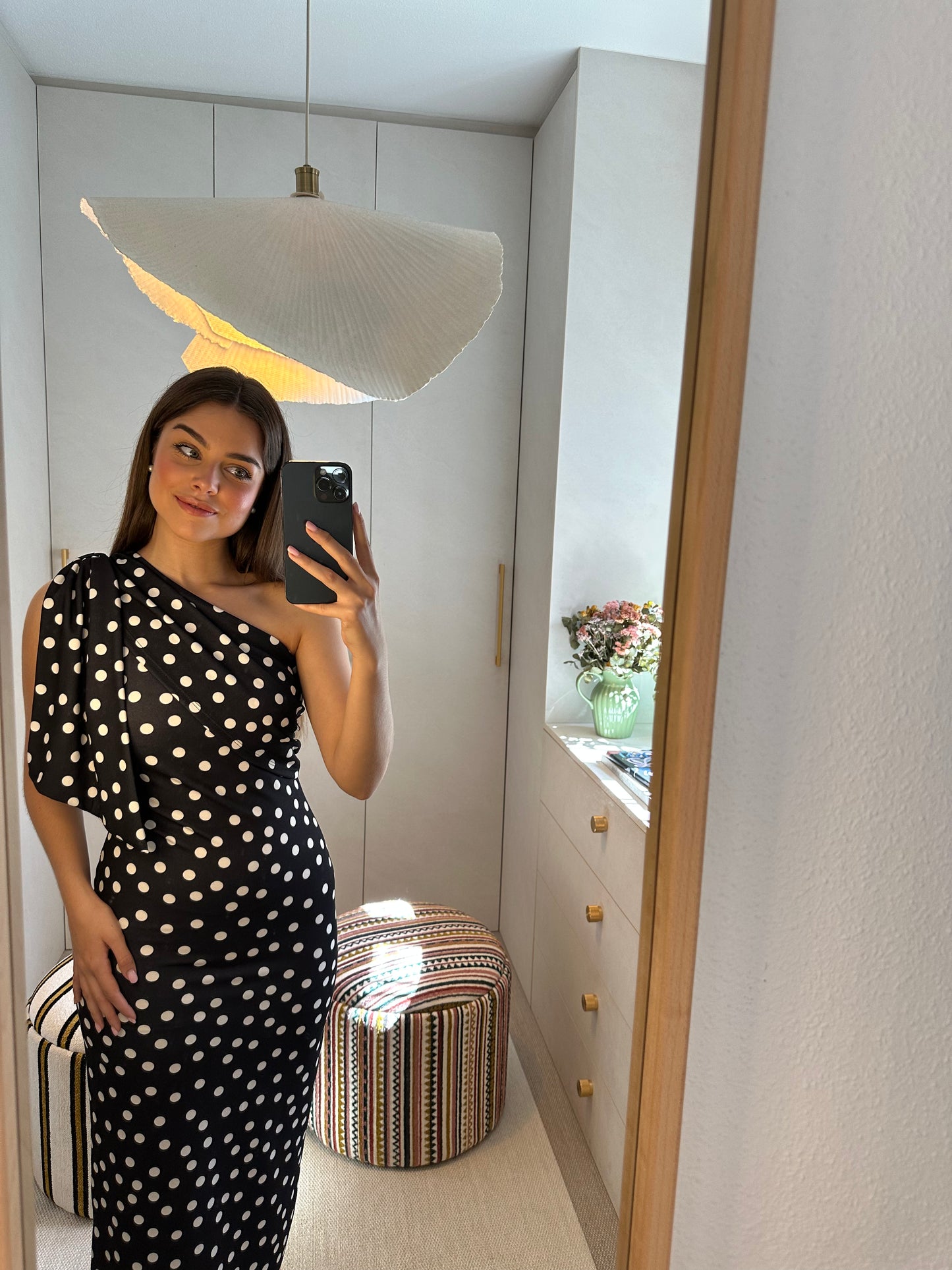 Vestido Lunares Negro