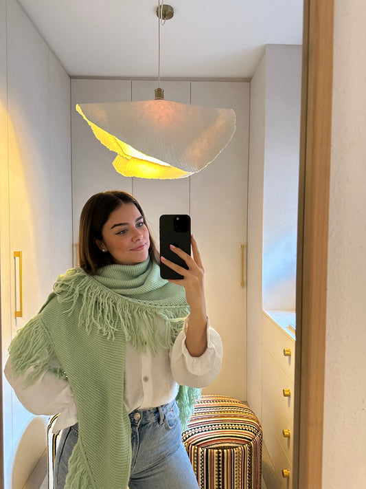 Poncho Verde Agua